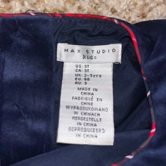 MAX STIDIO KIDS DRESS SET | 3T | MATCHING DOLL DRESS | BACK BOW DETAIL - Picture 7 of 7